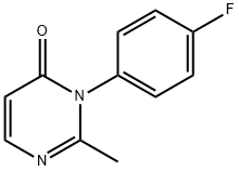 3-(4-플루오로페닐)-2-메틸-피리미딘-4-온 구조식 이미지