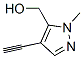 1H-Pyrazole-5-methanol, 4-ethynyl-1-methyl- (9CI) Structure