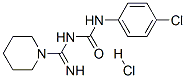 1-(4-CHLORO-PHENYL)-3-(IMINO-PIPERIDIN-1-YL-METHYL)-UREA HYDROCHLORIDE Structure