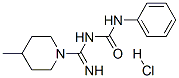 1-[이미노-(4-메틸-피페리딘-1-일)-메틸]-3-페닐우레아염산염 구조식 이미지