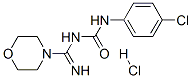 1- (4-ХЛОРОФЕНИЛ) -3- (ИМИНО-МОРФОЛИН-4-YL-МЕТИЛ) -UREA HYDROCHLORIDE структурированное изображение