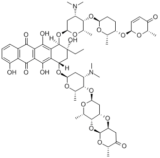 ditrisarubicin C Structure