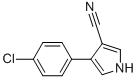 4-(4-CHLOROPHENYL)-1H-PYRROLE-3-CARBONITRILE 구조식 이미지