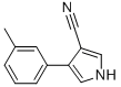 4-(3-METHYLPHENYL)-1H-PYRROLE-3-CARBONITRILE Structure