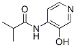 Propanamide,  N-(3-hydroxy-4-pyridinyl)-2-methyl- Structure