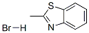 Benzothiazole, 2-methyl-, hydrobromide (8CI,9CI) Structure