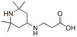 3-[(2,2,6,6-Tetramethylpiperidin-4-yl)amino]propionic acid Structure