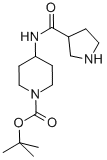 1-BOC-4-[(3-PYRROLIDINYLCARBONYL)AMINO]-PIPERIDINE Structure