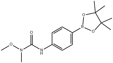 1-METHOXY-1-METHYL-3-[4-(4,4,5,5-TETRAMETHYL-1,3,2-DIOXABOROLAN-2-YL)PHENYL]UREA Structure