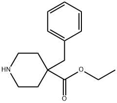 ETHYL 4-BENZYLPIPERIDINE-4-CARBOXYLATE 구조식 이미지