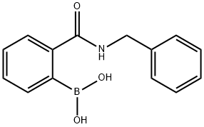2-(BenzylcarbaMoyl)benzeneboronic acid 구조식 이미지