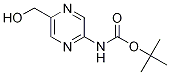 tert-Butyl [5-(hydroxymethyl)pyrazin-2-yl]carbamate Structure