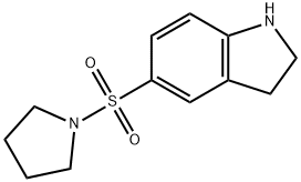 5-(PYRROLIDIN-1-YLSULFONYL)INDOLINE Structure