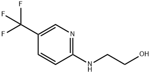 2-{[5-(trifluoromethyl)pyridin-2-yl]amino}ethanol Structure