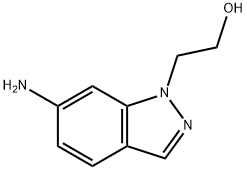 2-(6-AMINO-1H-INDAZOL-1-YL)ETHANOL Structure