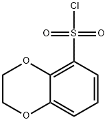 2,3-DIHYDRO-1,4-벤조디옥신-5-설포닐클로라이드 구조식 이미지