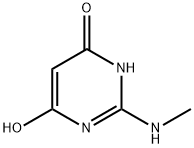 2-(메틸아미노)-4,6-피리미딘디올 구조식 이미지