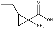 Cyclopropanecarboxylic acid, 1-amino-2-ethyl- (9CI) 구조식 이미지