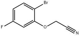 (2-Bromo-5-fluorophenoxy)-acetonitrile Structure