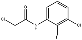 2-CHLORO-N-(3-CHLORO-2-FLUOROPHENYL)ACETAMIDE Structure
