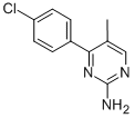 4-(4-CHLOROPHENYL)-5-METHYLPYRIMIDIN-2-AMINE Structure