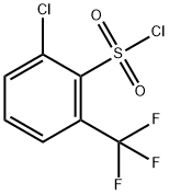 2-Chloro-6-(trifluoromethyl)benzenesulphonylchloride Structure