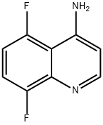 4-Amino-5,8-difluoroquinoline Structure