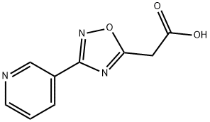 2-[3-(3-Pyridinyl)-1,2,4-oxadiazol-5-yl]-acetic acid Structure