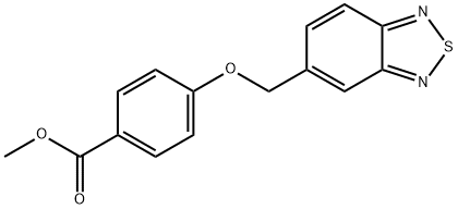 Methyl 4-(benzo[c][1,2,5]thiadiazol-5-ylMethoxy)benzoate Structure