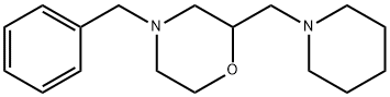 4-BENZYL-2-((PIPERIDIN-1-YL)METHYL) MORPHOLINE Structure