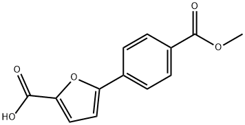 5-(3-카르복시페닐)-푸란-2-카르복시산 구조식 이미지