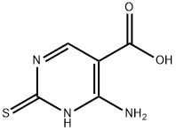 4-Amino-2-mercaptopyrimidine-5-carboxylic acid Structure