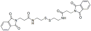 N,N'-(dithiodi-2,1-ethanediyl)bis[1,3-dihydro-1,3-dioxo-2H-isoindole-2-propionamide]  Structure