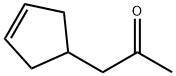 2-Propanone, 1-(3-cyclopenten-1-yl)- (9CI) 구조식 이미지