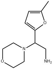 2-(5-METHYL-2-FURYL)-2-MORPHOLIN-4-YLETHANAMINE 구조식 이미지