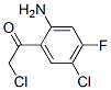 Ethanone,  1-(2-amino-5-chloro-4-fluorophenyl)-2-chloro- Structure