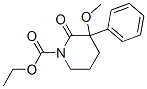 1-(ethoxycarbonyl)-3-methoxy-3-phenyl-2-piperidinone Structure