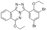 1,2,4-Triazolo(3,4-a)phthalazine, 3-(3,5-dibromo-2-ethoxyphenyl)-6-eth oxy- 구조식 이미지