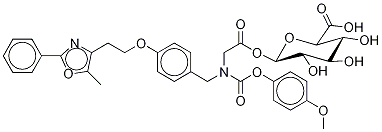 Muraglitazar Acyl--D-glucuronide Structure