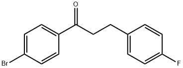 4'-BROMO-3-(4-FLUOROPHENYL)PROPIOPHENONE Structure