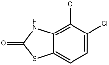 4,5-디클로로-2(3H)-벤조티아졸론 구조식 이미지