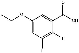 2,3-DIFLUORO-4-ETHOXYBENZOIC ACID Structure