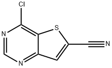 4-Chlorothieno[3,2-d]pyriMidine-6-carbonitrile Structure