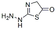 5(4H)-Thiazolone,  2-hydrazinyl- Structure