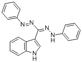 1,5-디페닐-3-(1H-인돌-3-일)포르마잔 구조식 이미지