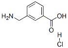 3-Aminomethylbenzoic acid hydrochloride 구조식 이미지