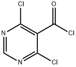 5-피리미딘카르보닐클로라이드,4,6-디클로로-(9CI) 구조식 이미지