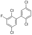 3-FLUORO-2,2',5,5'-TETRACHLOROBIPHENYL Structure