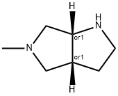 cis-5-메틸-1H-헥사하이드로피롤로[3,4-b]피롤 구조식 이미지