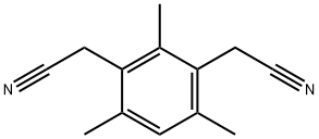 2,4-BIS-(CYANOMETHYL)-2,4,6-TRIMETHYLBENZENE Structure